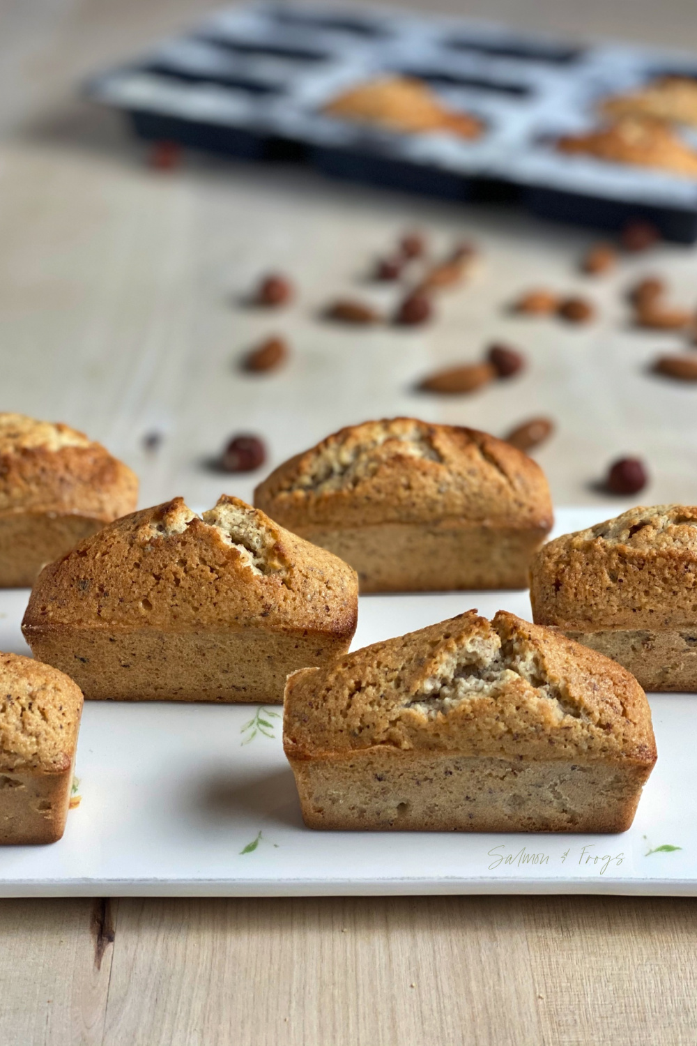 Go for gold when you play around with this financiers recipe